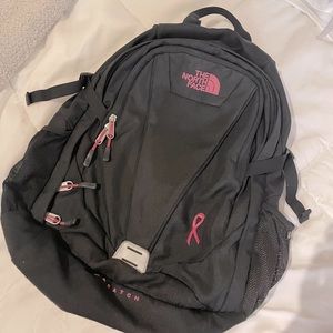 The North Face Wasatch Black Pink Backpack
